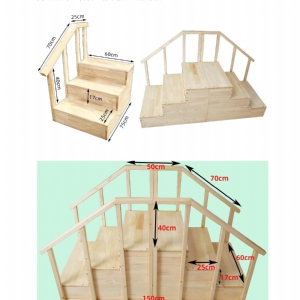 測查用樓梯規(guī)格上平臺由兩梯相對合成的平臺長50cm寬60cm高50cm